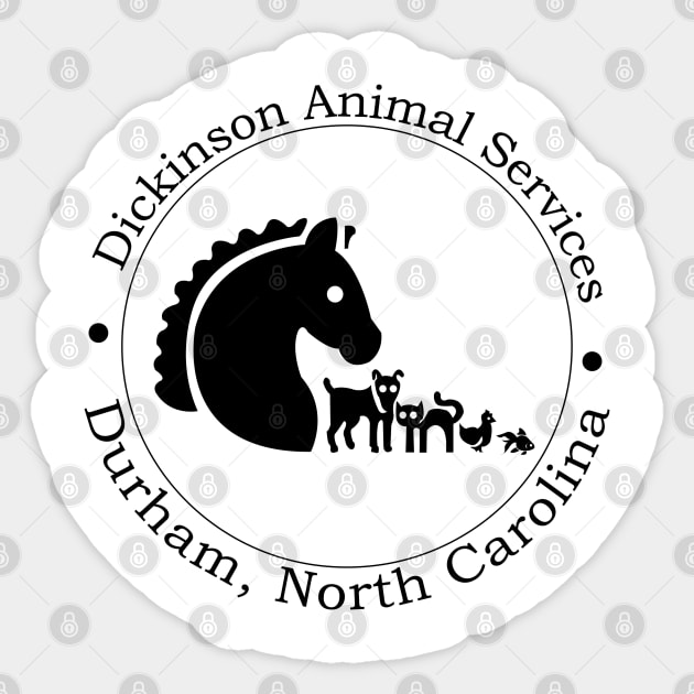 Dickinson Animal Services Sticker by DickinsonDesign